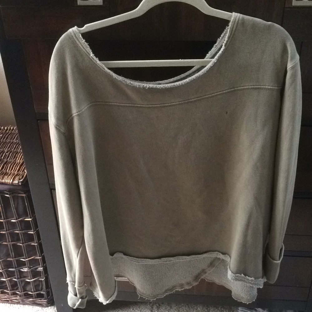 Free People Slouchy Crew-neck